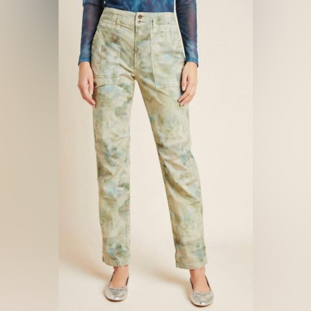 Anthropologie watercolor print pants size 29